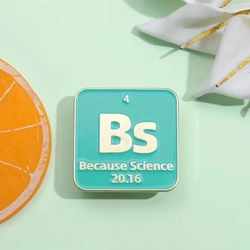 3:$25 “BS Because Science” Funny Chemistry Table if Elements Pin Badge Brooch